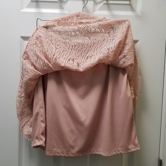 SOLD 🚫 Xhilaration Lace Pastel Skater Skirt Lined - Picture 4 of 4